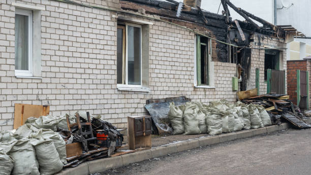 Professional Emergency Fire Cleanup technician working in Takoma Park, MD
